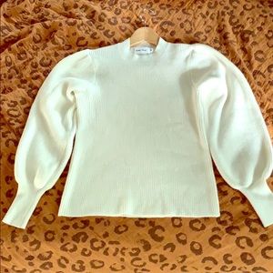 NWOT Anthropologie Puff-sleeve Sweater